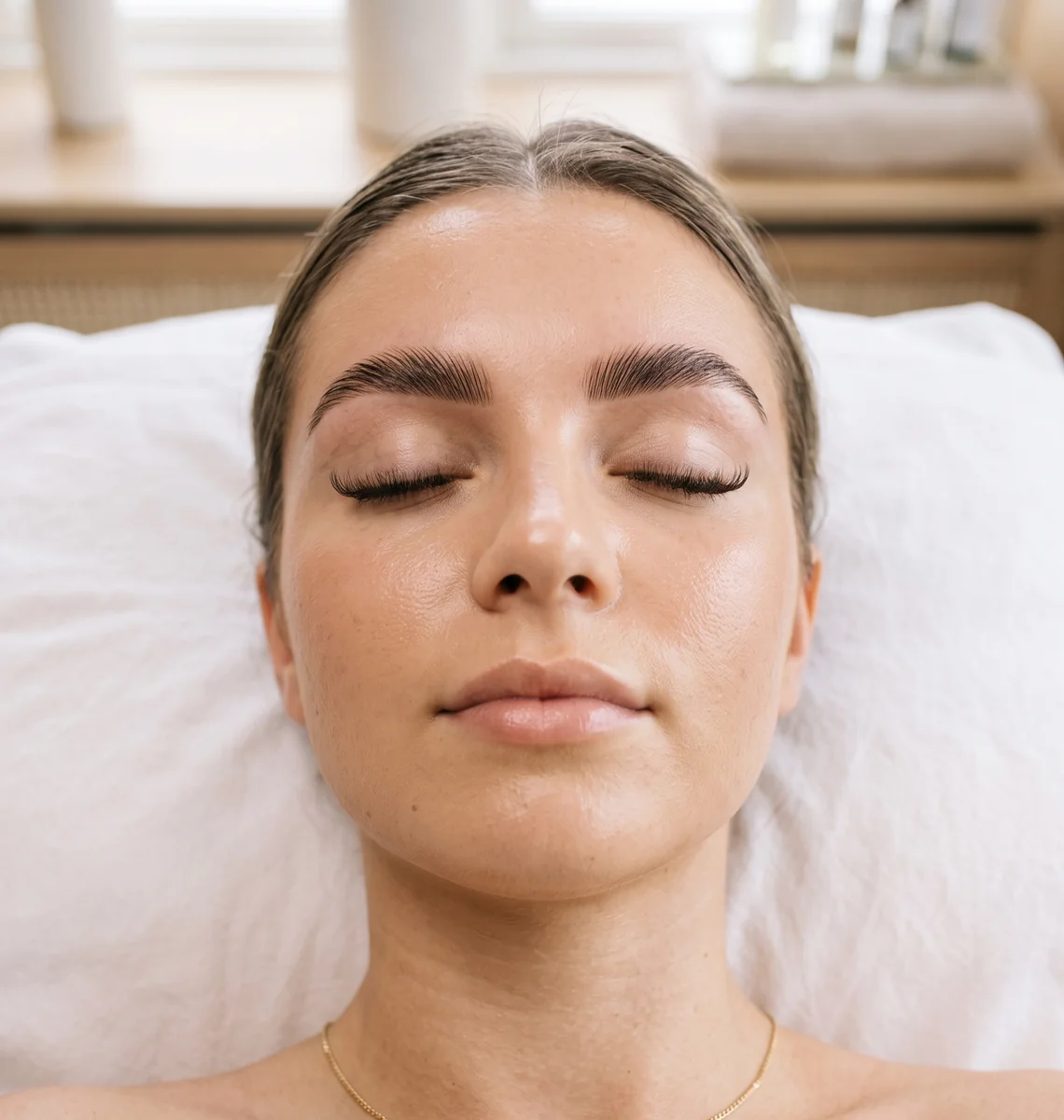 Cejas laminadas y lifting de pestañas en Mia's Care, Madrid